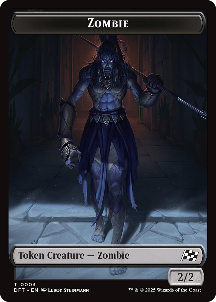 Elephant // Zombie (0003) Double-Sided Token [Aetherdrift Tokens] | Local Legends