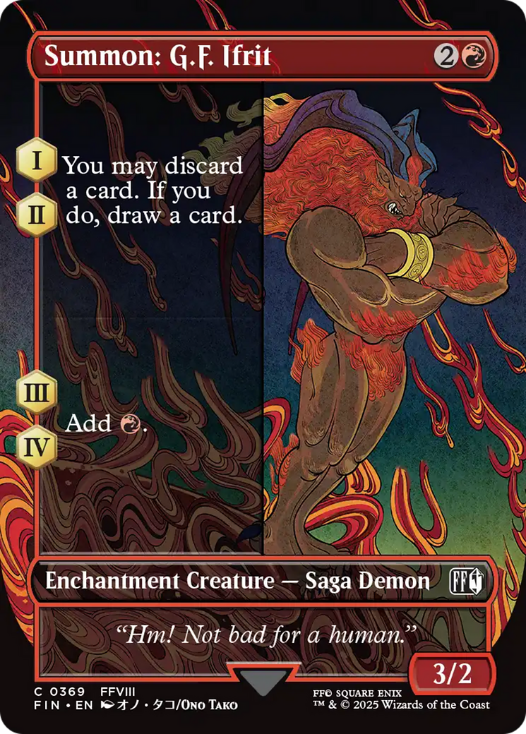 Summon: G.F. Ifrit (Borderless) [FINAL FANTASY] | Local Legends
