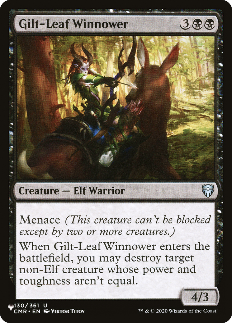 Gilt-Leaf Winnower [The List] | Local Legends