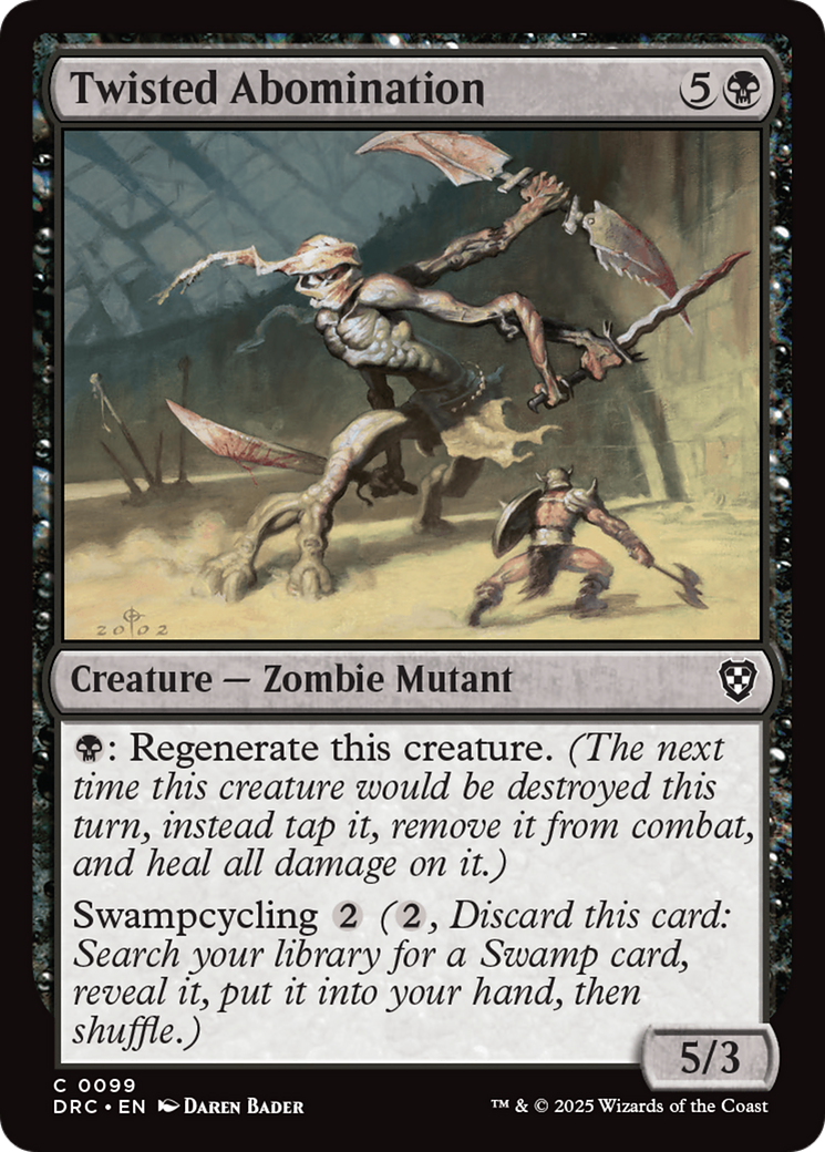 Twisted Abomination [Aetherdrift Commander] | Local Legends