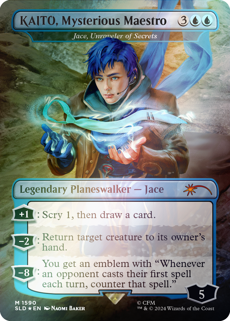 KAITO, Mysterious Maestro - Jace, Unraveler of Secrets (Rainbow Foil) [Secret Lair Drop Series] | Golgari Games