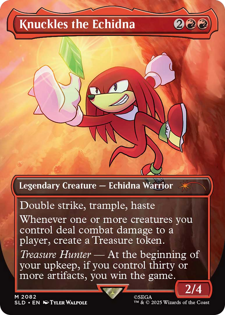 Knuckles the Echidna (Rainbow Foil) [Secret Lair Drop Series] | Local Legends
