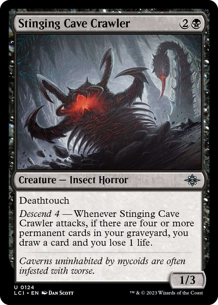 Stinging Cave Crawler [The Lost Caverns of Ixalan] | Golgari Games