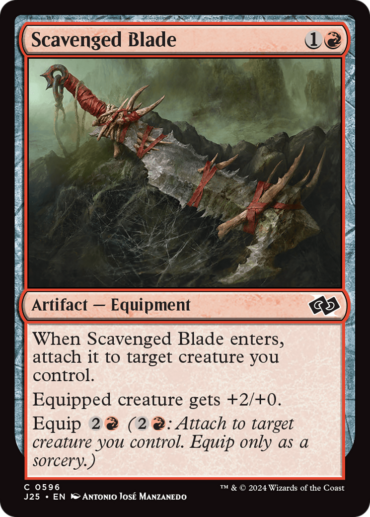 Scavenged Blade [Foundations Jumpstart] | Local Legends