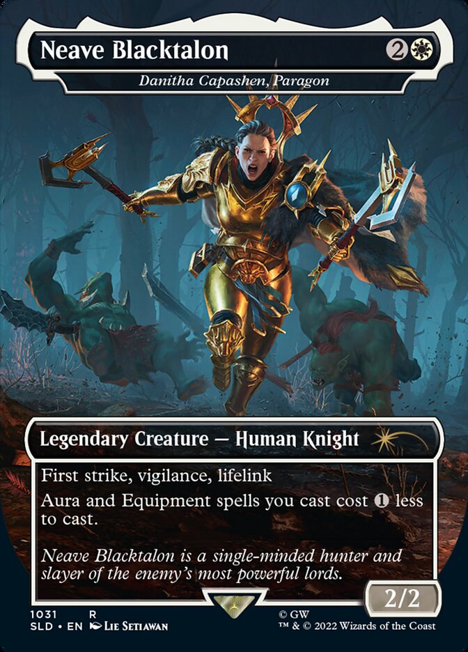 Neave Blacktalon - Danitha Capashen, Paragon (Borderless) [Secret Lair Drop Series] | Local Legends