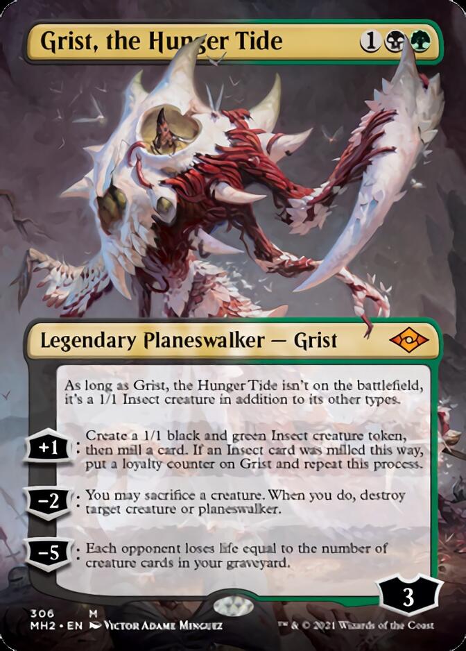 Grist, the Hunger Tide (Borderless) [Modern Horizons 2] | Golgari Games