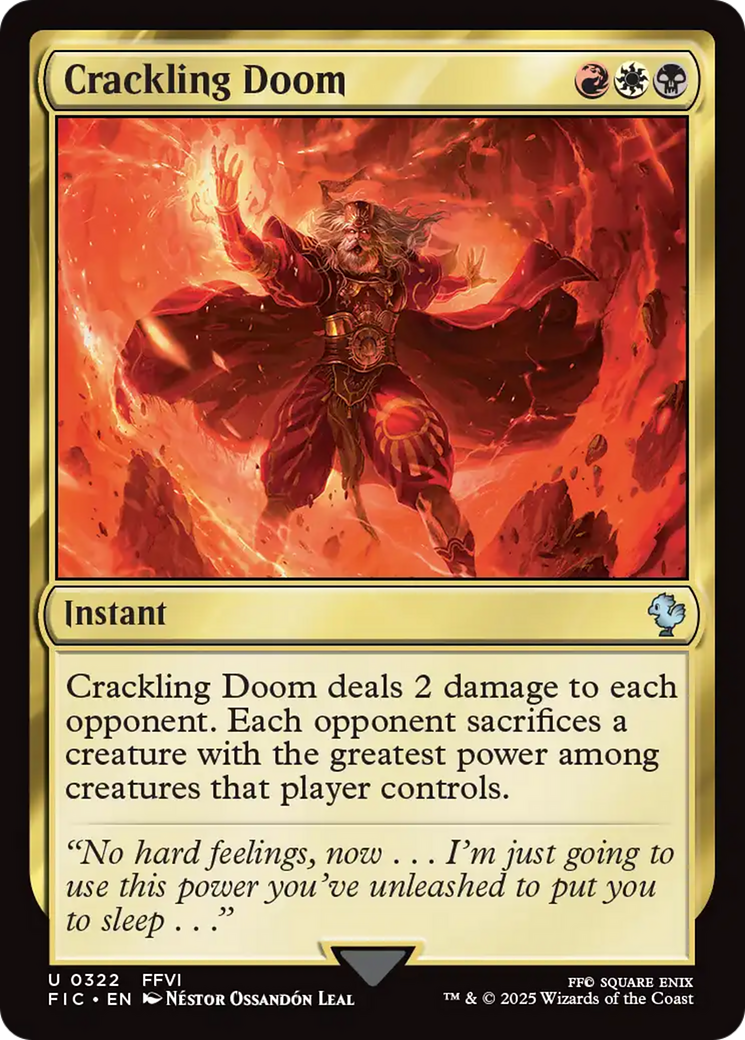 Crackling Doom [FINAL FANTASY Commander] | Local Legends