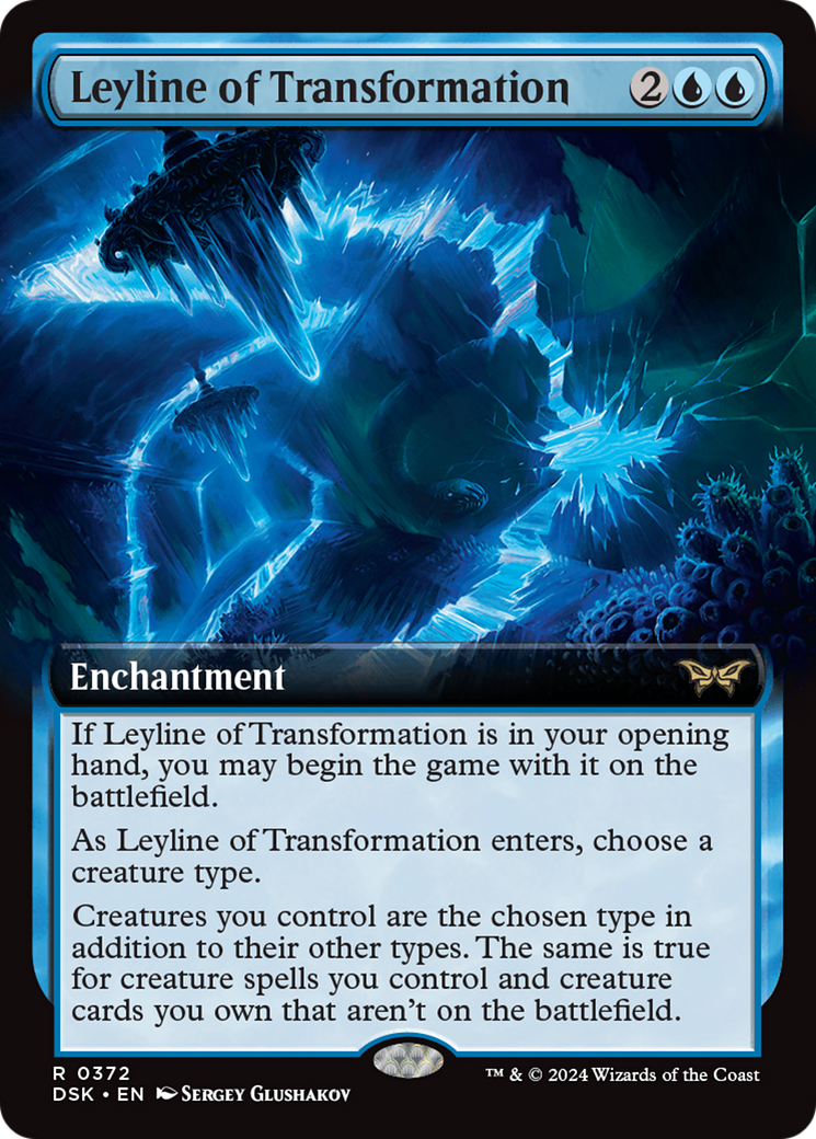 Leyline of Transformation (Extended Art) [Duskmourn: House of Horror] | Local Legends