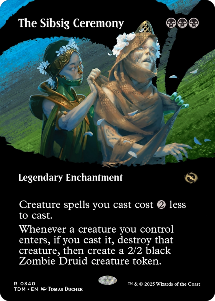 The Sibsig Ceremony (Borderless) [Tarkir: Dragonstorm] | Local Legends