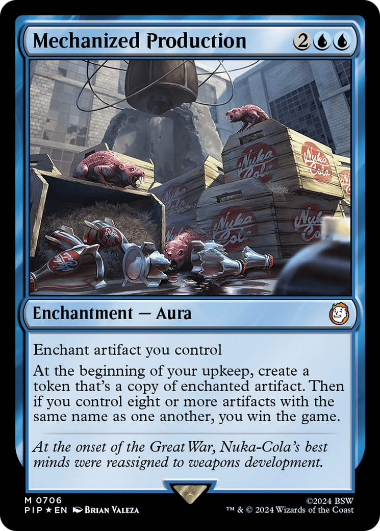 Mechanized Production (Surge Foil) [Fallout] | Local Legends