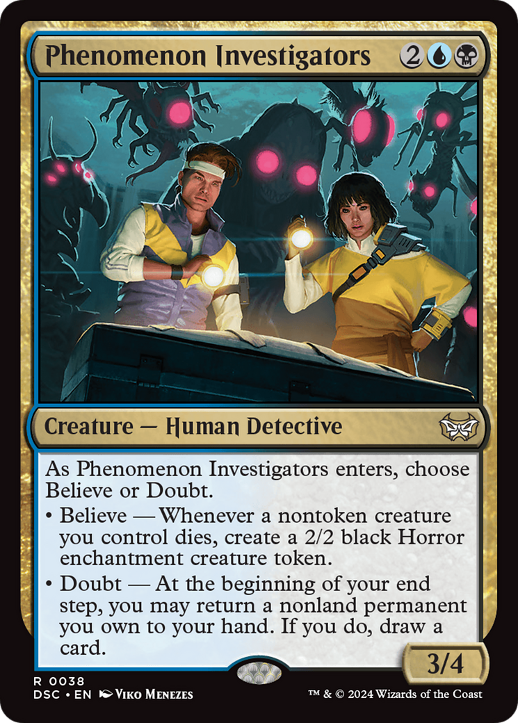 Phenomenon Investigators [Duskmourn: House of Horror Commander] | Local Legends
