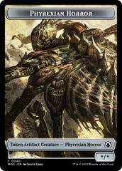 Phyrexian Golem // Phyrexian Horror Double-Sided Token [March of the Machine Commander Tokens] | Local Legends