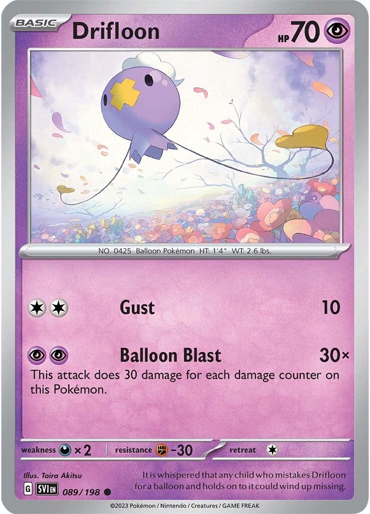 Drifloon (089/198) [Scarlet & Violet: Base Set] | Golgari Games