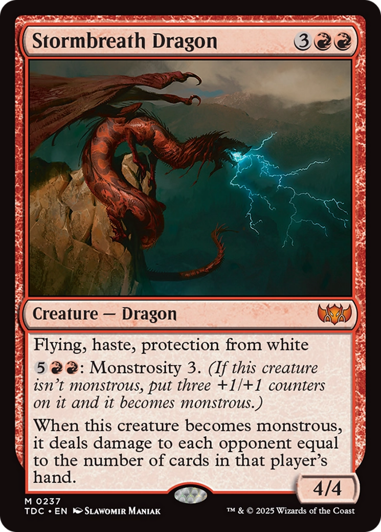 Stormbreath Dragon [Tarkir: Dragonstorm Commander] | Local Legends