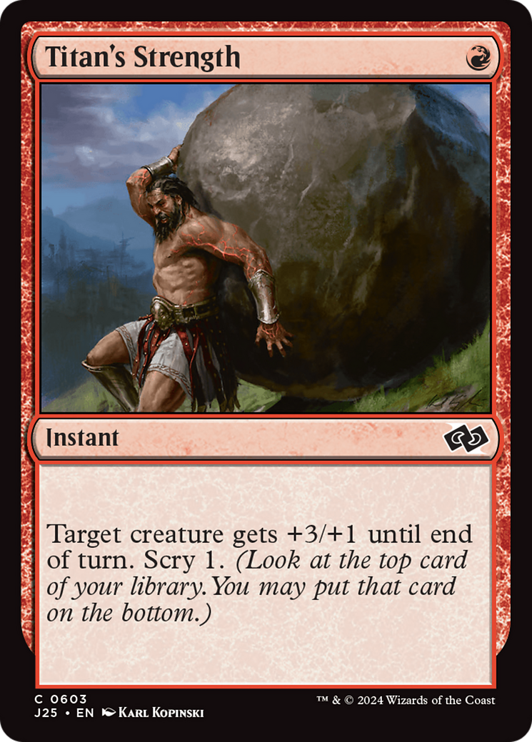 Titan's Strength [Foundations Jumpstart] | Local Legends