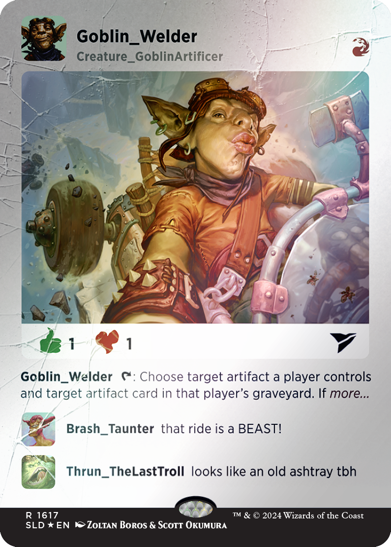 Goblin Welder (Rainbow Foil) [Secret Lair Drop Series] | Local Legends