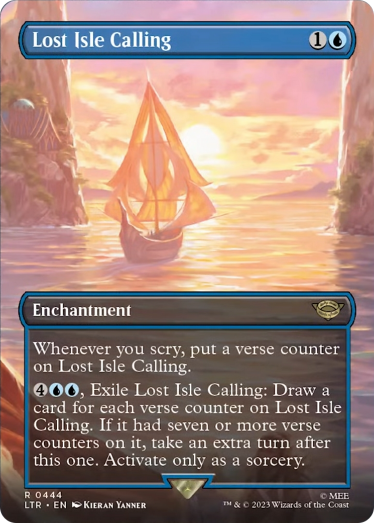 Lost Isle Calling (Borderless Alternate Art) [The Lord of the Rings: Tales of Middle-Earth] | Local Legends