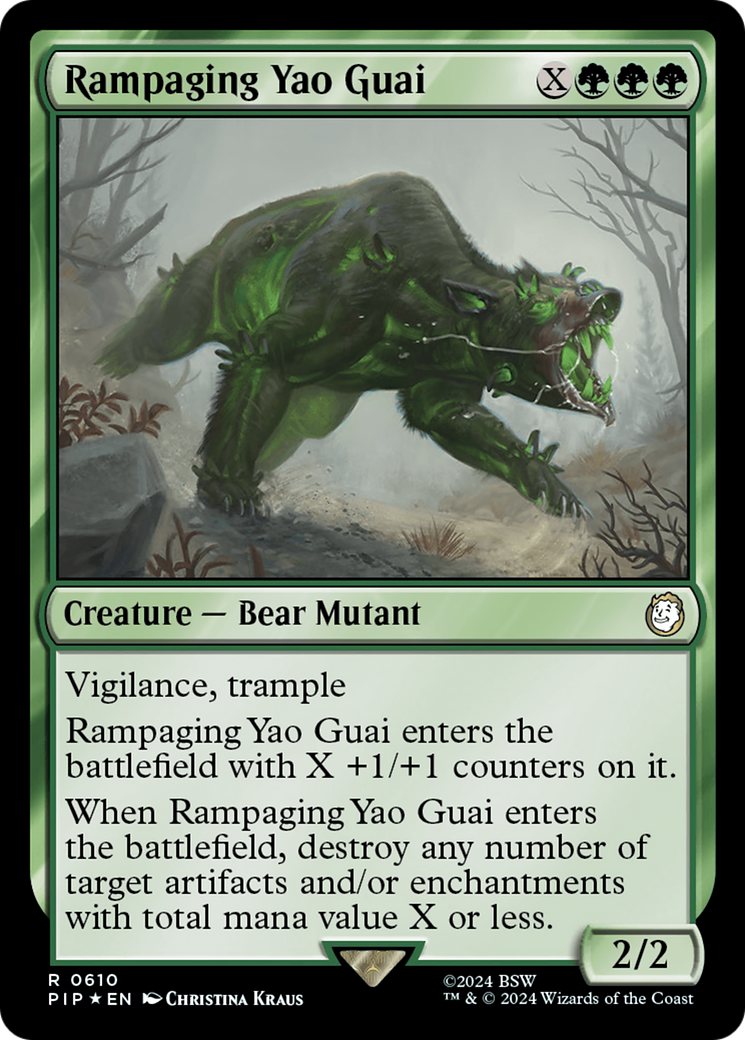 Rampaging Yao Guai (Surge Foil) [Fallout] | Local Legends