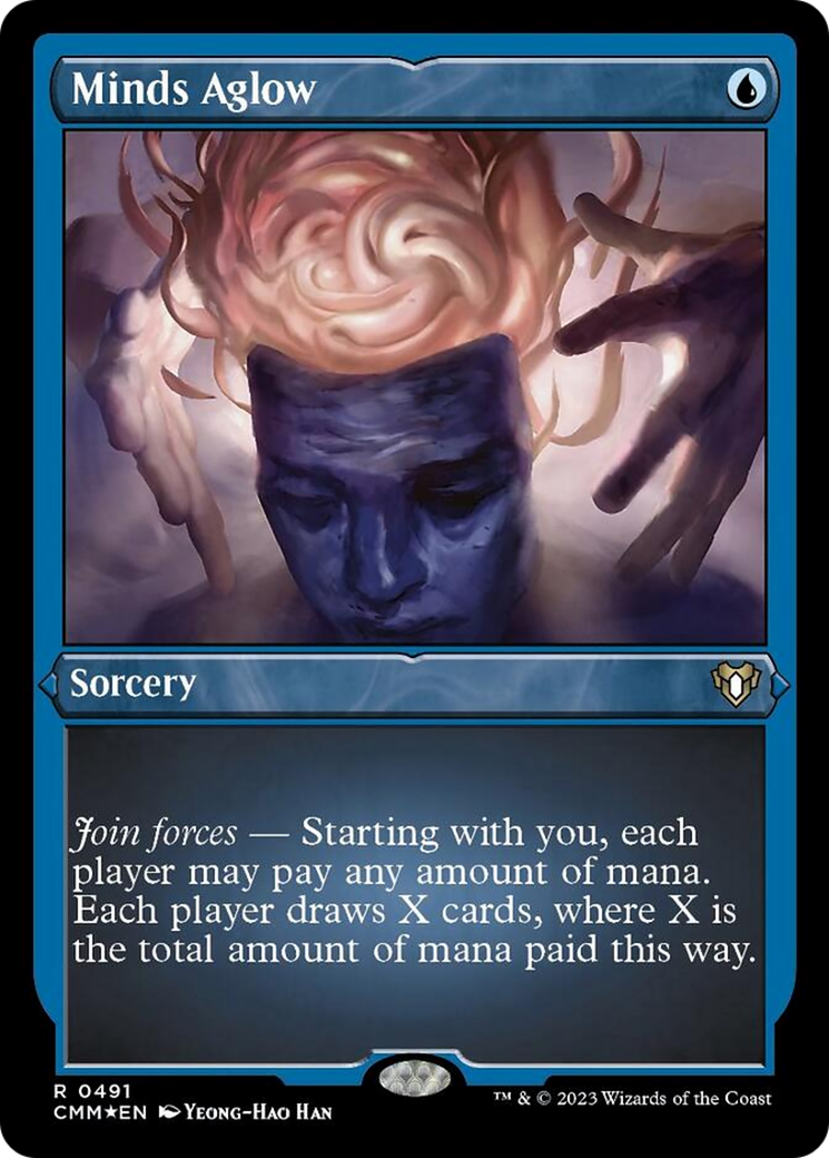 Minds Aglow (Foil Etched) [Commander Masters] | Local Legends