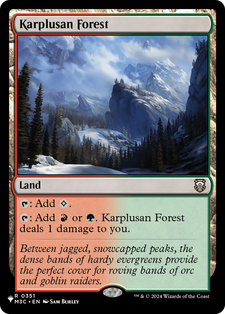 Karplusan Forest (M3C) [The List] | Local Legends