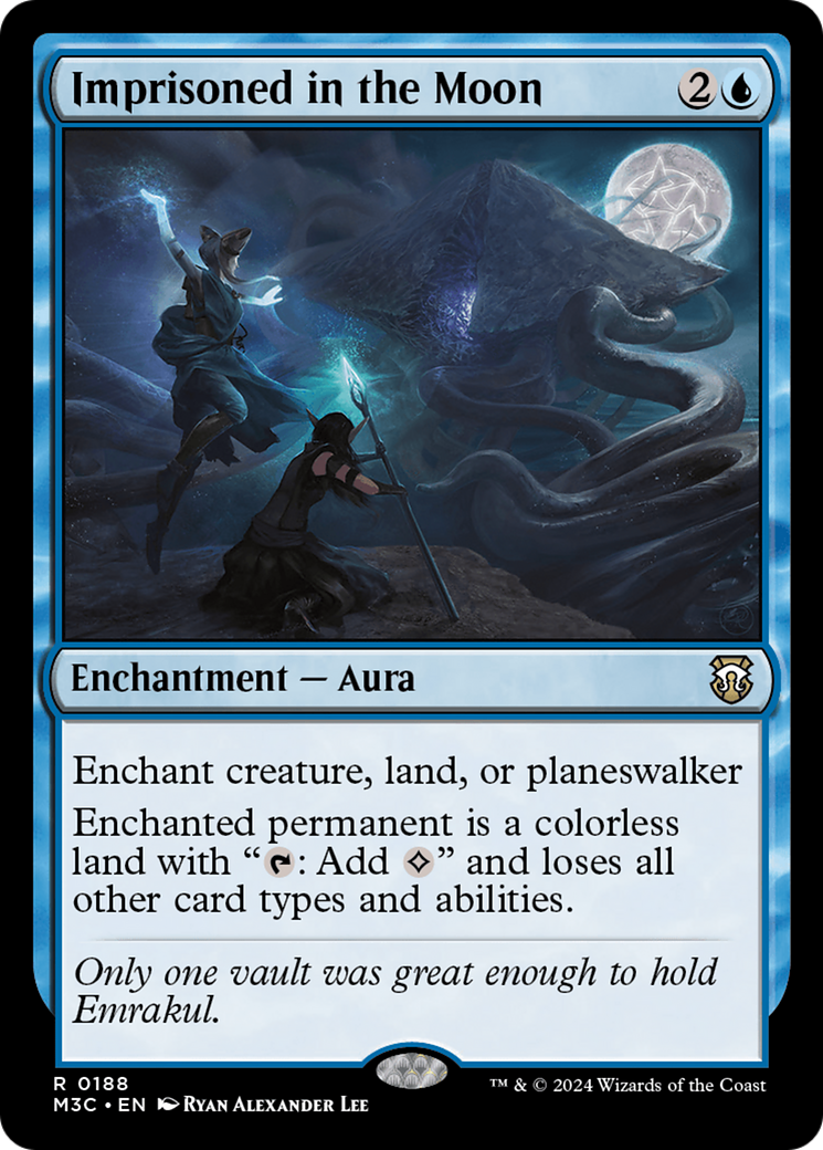 Imprisoned in the Moon (Ripple Foil) [Modern Horizons 3 Commander] | Local Legends