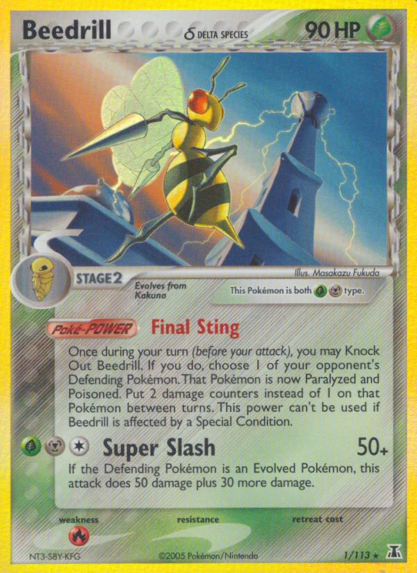 Beedrill (1/113) (Delta Species) [EX: Delta Species] | Local Legends