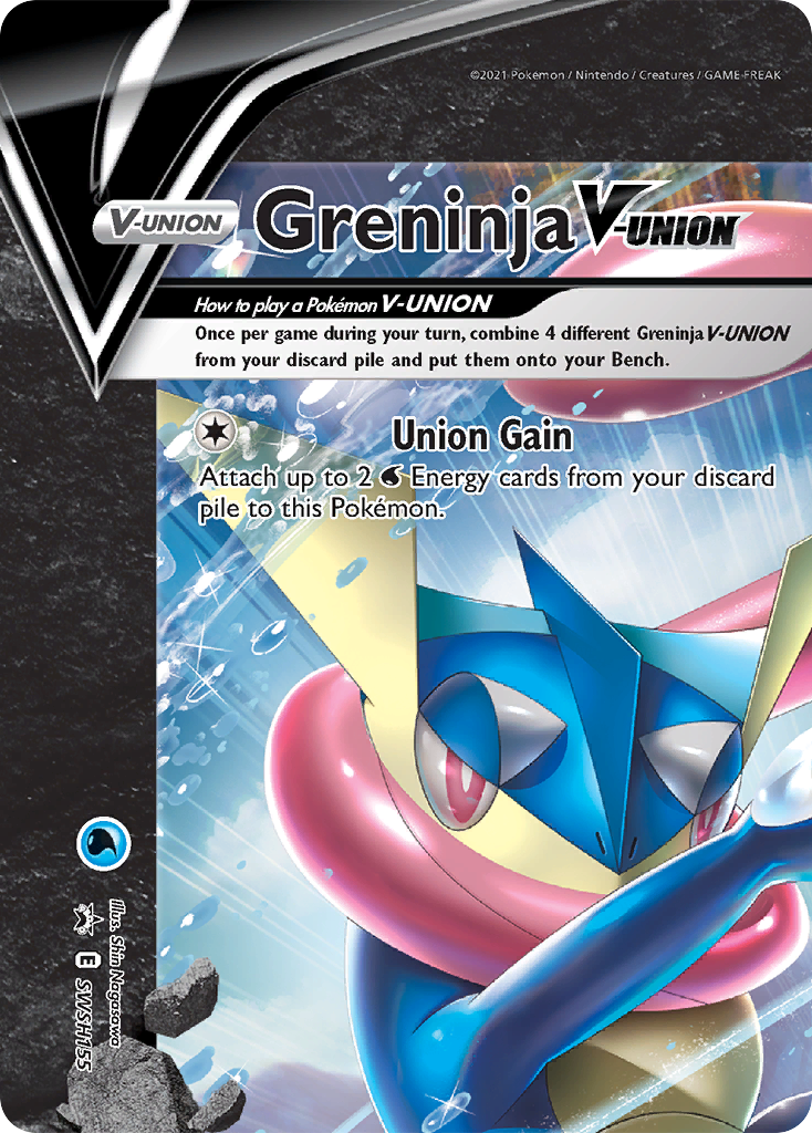 Greninja V-Union (SWSH155) [Sword & Shield: Black Star Promos] | Local Legends