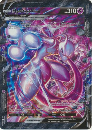 Mewtwo V-Union (Jumbo Card) [Sword & Shield: Black Star Promos] | Local Legends