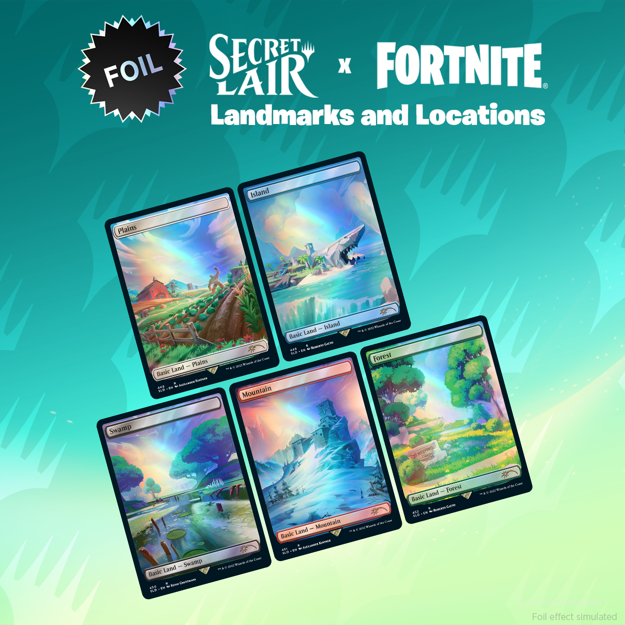 Secret Lair: Drop Series - Secret Lair x FORTNITE (Landmarks and Locations - Foil Edition) | Local Legends