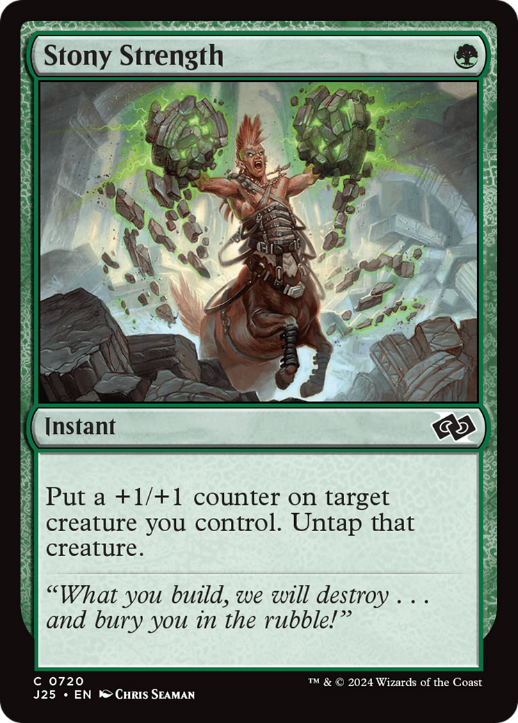 Stony Strength [Foundations Jumpstart] | Local Legends