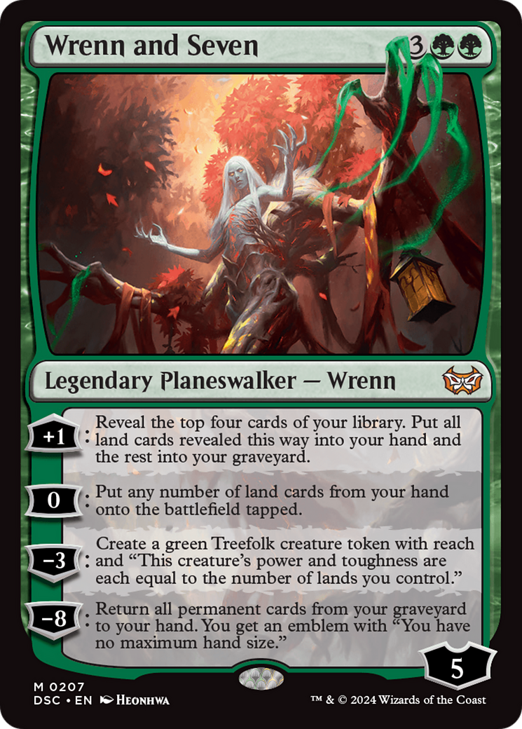 Wrenn and Seven [Duskmourn: House of Horror Commander] | Golgari Games