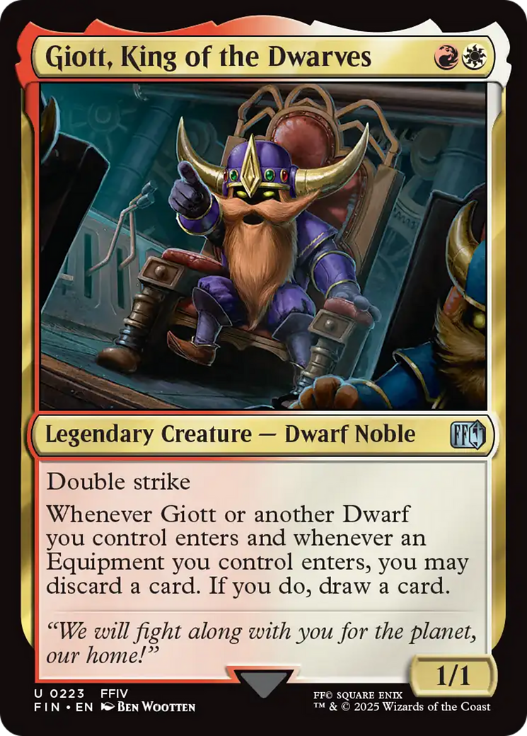 Giott, King of the Dwarves [FINAL FANTASY] | Local Legends
