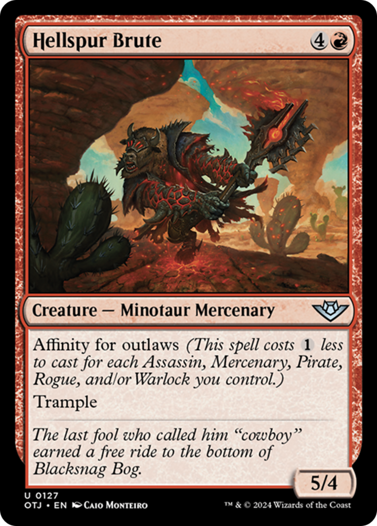 Hellspur Brute [Outlaws of Thunder Junction] | Local Legends