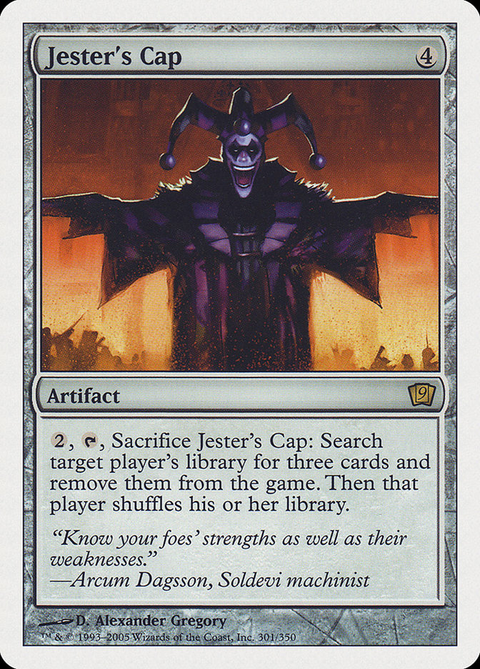 Jester's Cap (9th Edition) [Oversize Cards] | Local Legends