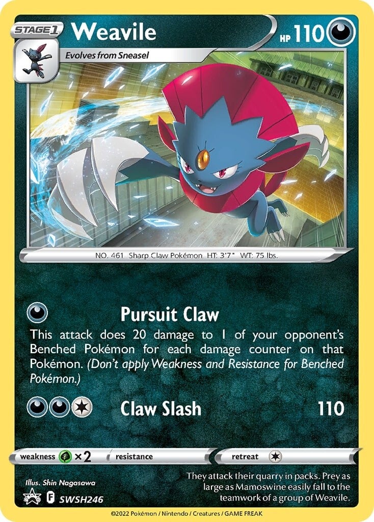 Weavile (SWSH246) [Sword & Shield: Black Star Promos] | Local Legends