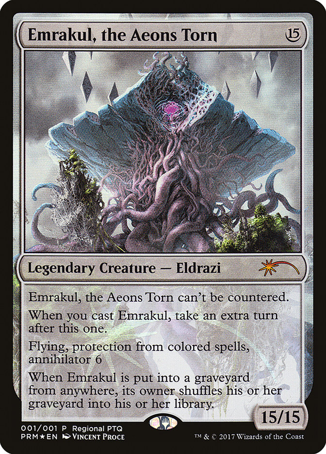 Emrakul, the Aeons Torn (Regional PTQ) [Pro Tour Promos] | Golgari Games