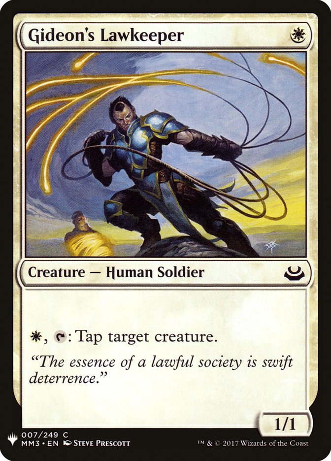 Gideon's Lawkeeper [Mystery Booster] | Local Legends