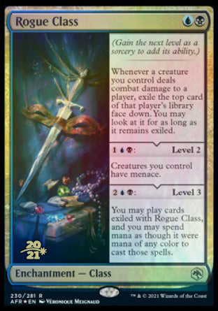 Rogue Class [Dungeons & Dragons: Adventures in the Forgotten Realms Prerelease Promos] | Local Legends