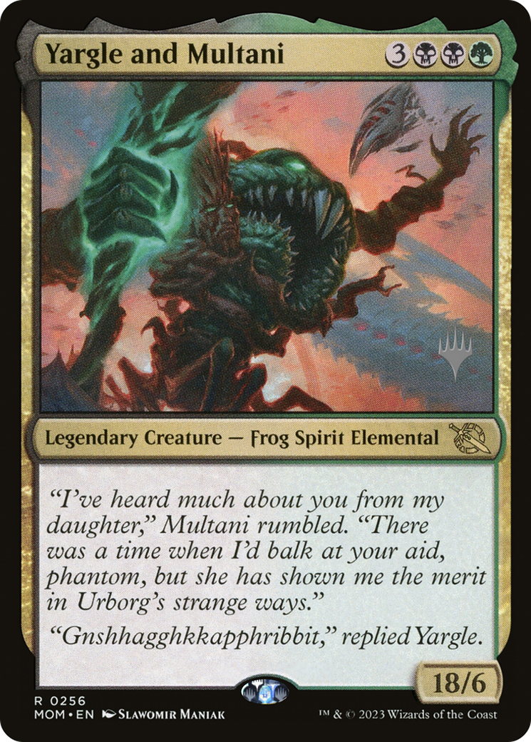 Yargle and Multani (Promo Pack) [March of the Machine Promos] | Local Legends