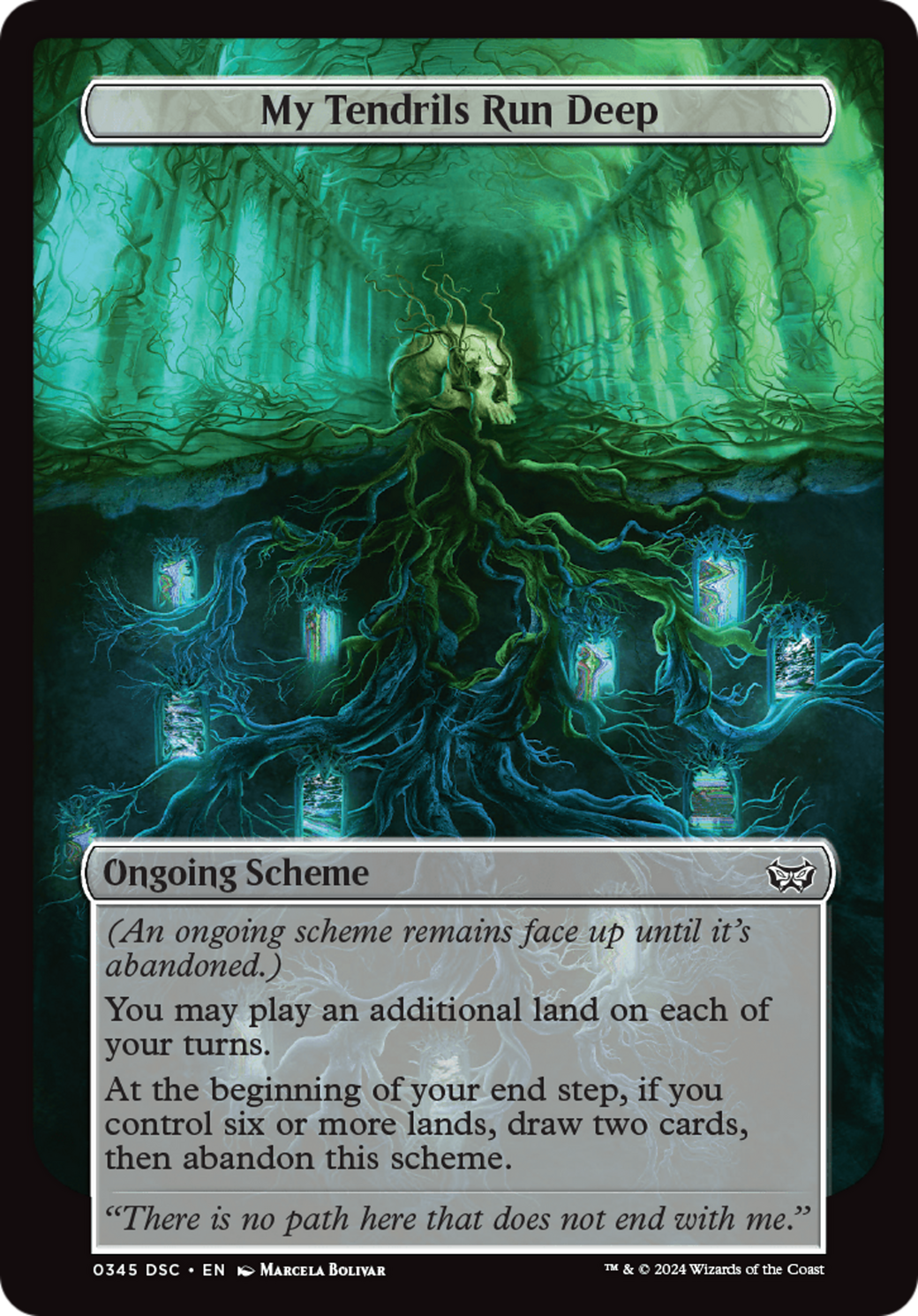 My Tendrils Run Deep (Full Art) [Duskmourn: House of Horror Commander] | Golgari Games