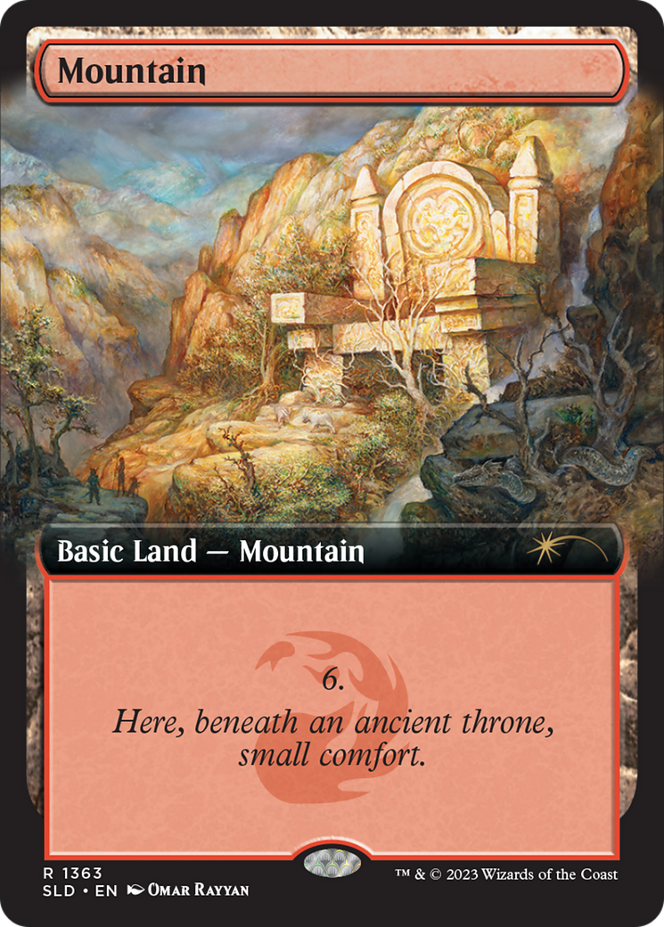 Mountain (1363) [Secret Lair Drop Series] | Golgari Games