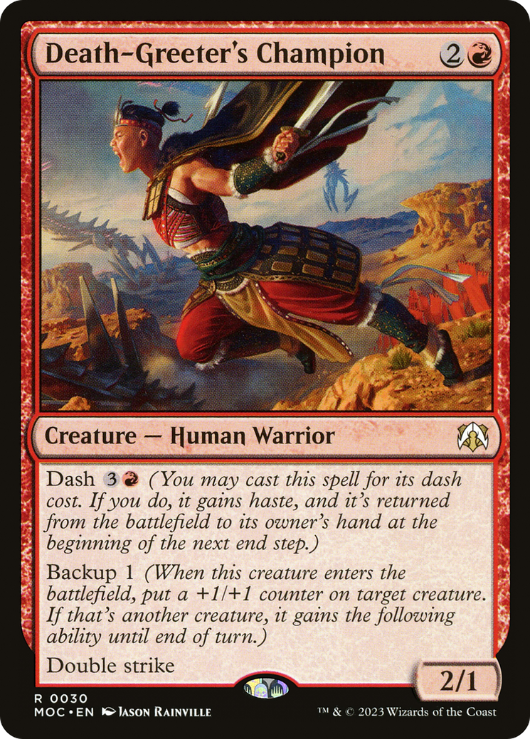 Death-Greeter's Champion [March of the Machine Commander] | Local Legends