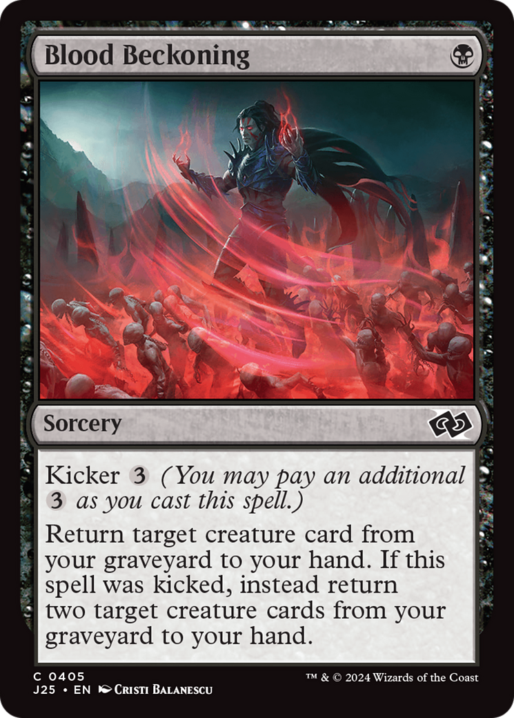 Blood Beckoning [Foundations Jumpstart] | Local Legends
