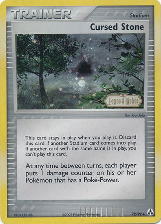 Cursed Stone (72/92) (Stamped) [EX: Legend Maker] | Local Legends