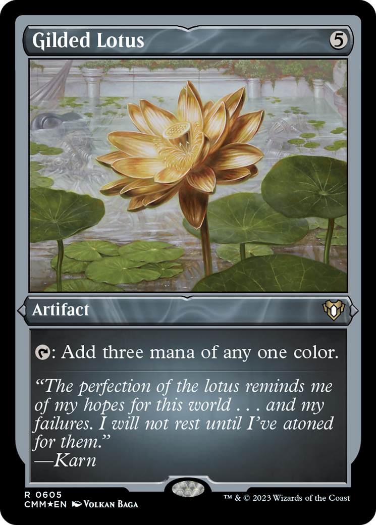 Gilded Lotus (Foil Etched) [Commander Masters] | Local Legends