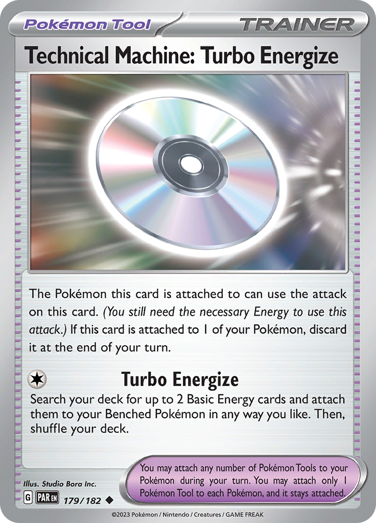 Technical Machine: Turbo Energize (179/182) [Scarlet & Violet: Paradox Rift] | Golgari Games