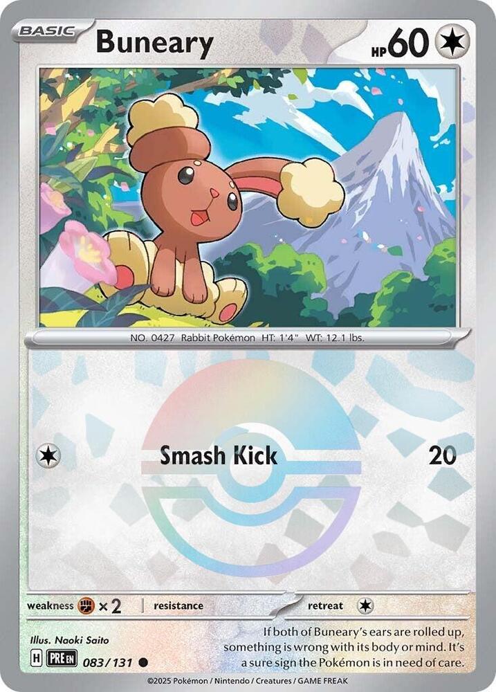 Buneary (083/131) (Poke Ball Pattern) [Scarlet & Violet: Prismatic Evolutions] | Local Legends