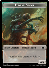 Eldrazi Spawn // Spirit (0028) Double-Sided Token [Modern Horizons 3 Tokens] | Golgari Games