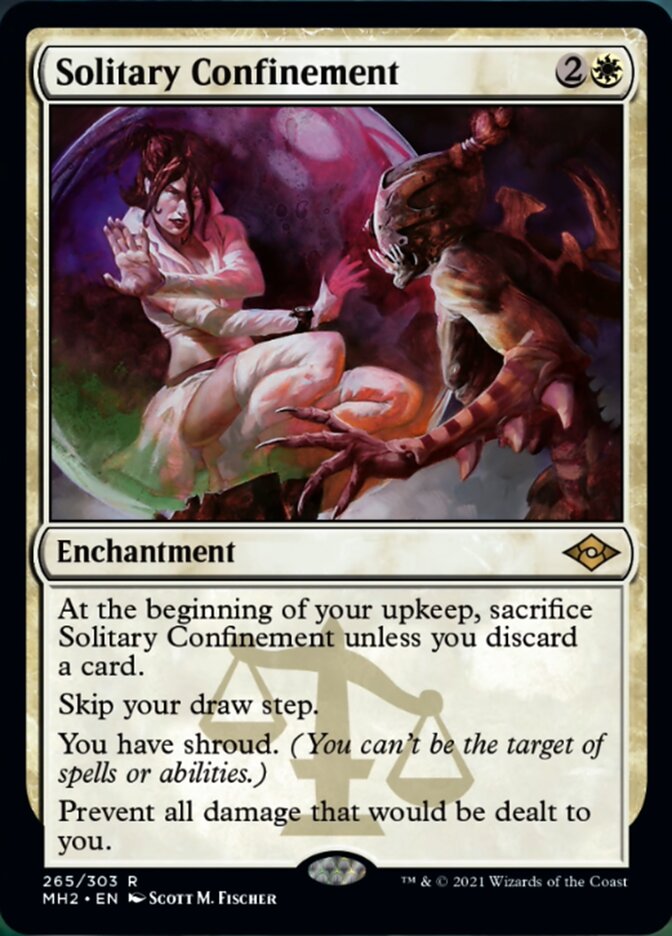 Solitary Confinement (Foil Etched) [Modern Horizons 2] | Local Legends