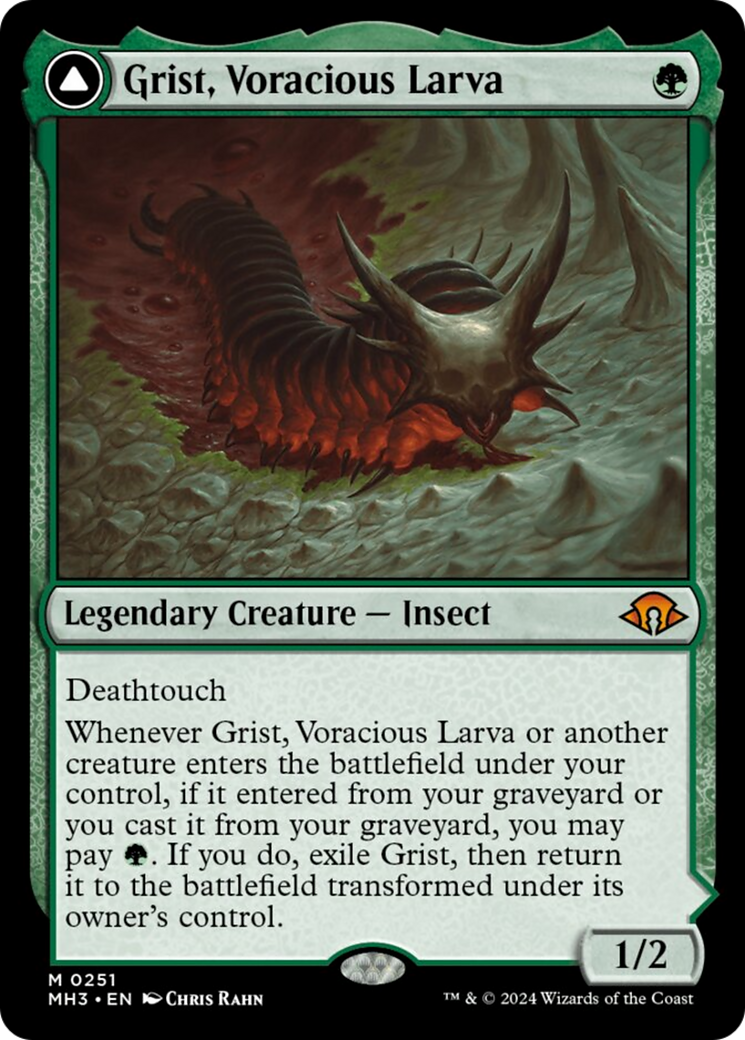 Grist, Voracious Larva // Grist, the Plague Swarm [Modern Horizons 3] | Local Legends